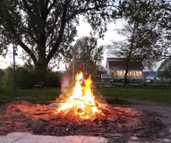 Lagerfeuer vorbereiten